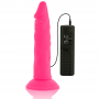DIVERSIA DILDO FLEXIBLE CON VIBRACION 23 CM ROSA