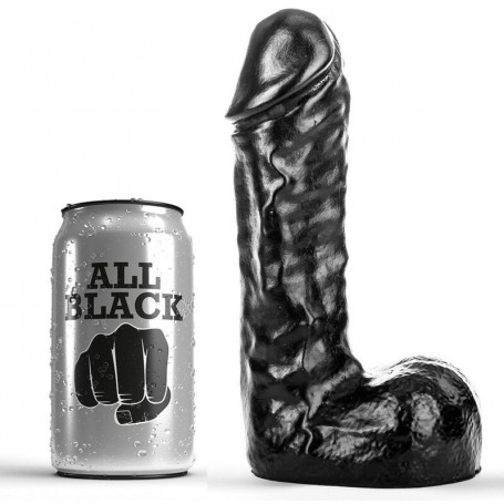 ALL BLACK DONG 19 CM