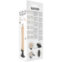 BASECOCK VIBRADOR REALISTICO CONTROL REMOTO NATURAL 21 CM