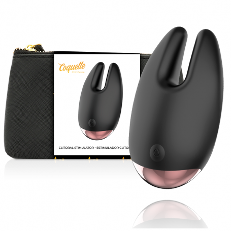 COQUETTE TOYS ESTIMULADOR CLiTORIS NEGRO GOLD