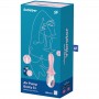 SATISFYER AIR PUMP BOOTY 5 VIBRADOR ANAL INFLABLE ROSA