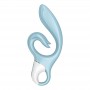 SATISFYER LOVE ME VIBRADOR RABBIT AZUL