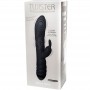 ADRIEN LASTIC TWISTER MASAJEADOR VIBRADOR Y ROTADOR RABBIT NEGRO