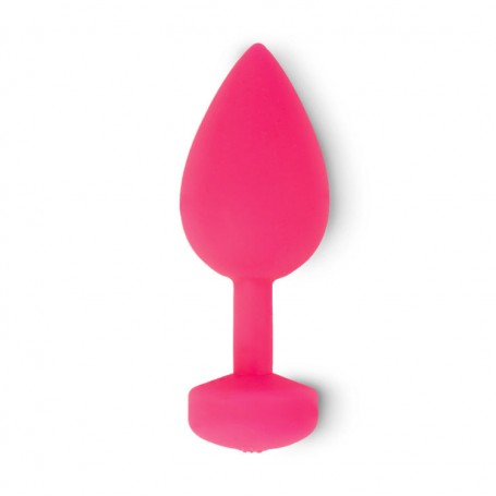 G VIBE FUNTOYS GPLUG ANAL VIBRADOR RECARGABLE PEQUENO ROSA NEON 3CM