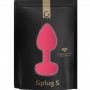 G VIBE FUNTOYS GPLUG ANAL VIBRADOR RECARGABLE PEQUENO ROSA NEON 3CM