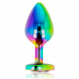 OHMAMA PLUG ANAL CORAZoN IRIDISCENTE TALLA M