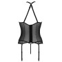 PASSION SATARA CORSET EROTIC LINE NEGRO S M