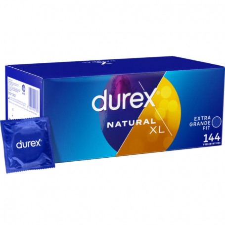 DUREX EXTRA LARGE XL 144 UNIDADES