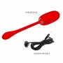 PRETTY LOVE JULIUS HUEVO VIBRADOR IMPERMEBLE RECARGABLE ROJO