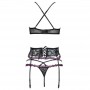 LIVCO CORSETTI FASHION SNEHANA LC 90443 SUJETADOR LIGUERO PANTY NEGRO