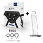 X RAY ARNeS DILDO TRANSPARENTE 18 CM X 4 CM