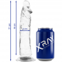 X RAY ARNES DILDO TRANSPARENTE 21 CM X 4 CM