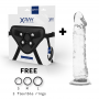 X RAY ARNES DILDO TRANSPARENTE 21 CM X 4 CM
