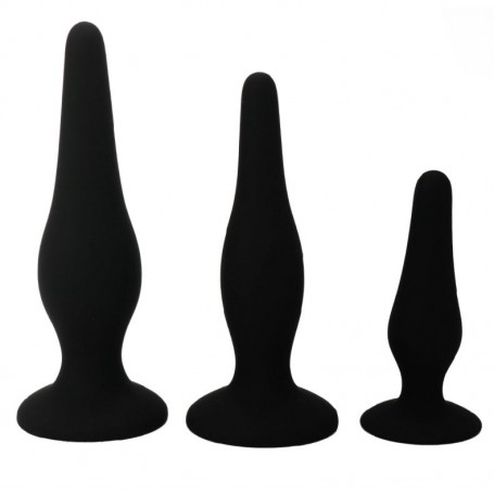 PRETTY LOVE KIT INICIACION ANAL PLUGS SILICONA