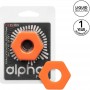 CALIFORNIA EXOTICS ALPHA ANILLO PROLONG SEXGONO NARANJA