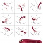 ARMONY PRINCE DILDO VIBRADOR ROTADOR ROJO