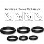 ARMONY LOCK ANILLOS SILICONA NEGRO