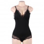 SUBBLIME TEDDY DETALLE ENCAJE FLORAL NEGRO S M