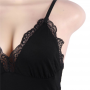 SUBBLIME TEDDY DETALLE ENCAJE FLORAL NEGRO S M