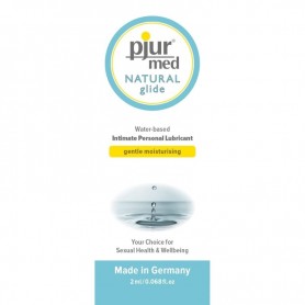 PJUR MED NATURAL LUBRICANTE BASE AGUA 2 ML
