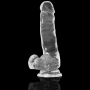 X RAY CLEAR DILDO REALISTA TRANSPARENTE 185 CM O 38 CM