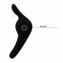 PRETTY LOVE ANILLO VIBRADOR THIMBLE NEGRO