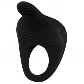 PRETTY LOVE ANILLO VIBRADOR THIMBLE NEGRO