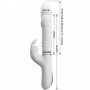 PRETTY LOVE REESE VIBRADOR CON ROTACIoN PLATEADO