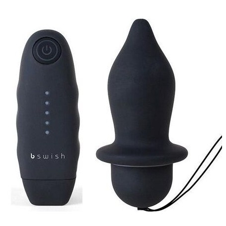 B SWISH BFILLED CLASSIC VIBRATING PLUG BLACK