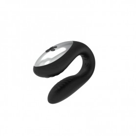 BRILLY GLAM WE LOVE VIBRADOR PARA PAREJAS CONTROL REMOTO NEGRO