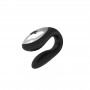 BRILLY GLAM WE LOVE VIBRADOR PARA PAREJAS CONTROL REMOTO NEGRO