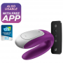 SATISFYER DOUBLE FUN PARTNER VIBRADOR LILA