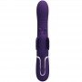 PRETTY LOVE VIBRADOR RABBIT MULTIFUNCIoN 4 EN 1 MARIPOSA MORADO
