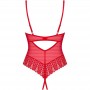 OBSESSIVE INGRIDIA CROTCHLESS TEDDY ROJO XS S