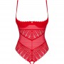 OBSESSIVE INGRIDIA CROTCHLESS TEDDY ROJO XS S