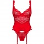 OBSESSIVE AMOR CHERRIS CORSET TANGA S M