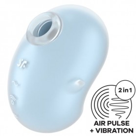 SATISFYER CUTIE GHOST VIBRADOR LAY ON AZUL CLARO