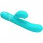 PRETTY LOVE PERLITA VIBRADOR PUNTO G 3 EN 1 MULTIFUNCIoN VERDE AGUA