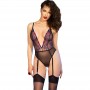 CHILIROSE CR 4721 BODY CROTCHLESS ROSA S