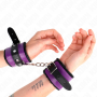 KINK MUaEQUERAS FORRADAS PREMIUM NEGRO CON CORREA VIOLETA NEGRO AJUSTABLE 17 29 CM X 6 CM