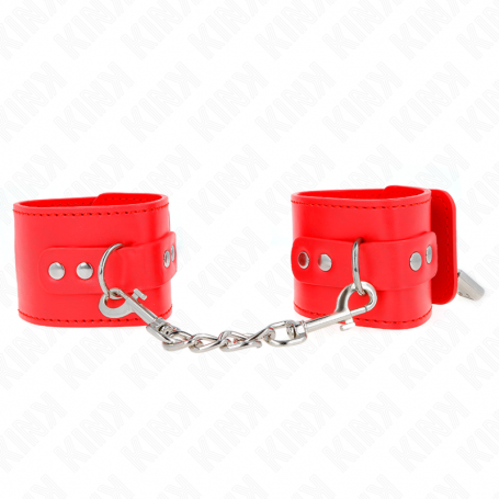 KINK MUaEQUERAS CON CIERRE CANDADO ROJO AJUSTABLE 16 23 CM X 55 CM