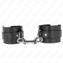KINK MUaEQUERAS SIMPLES CON FILA DE REMACHES Y HEBILLA GRANDE NEGRO AJUSTABLE 17 28 CM X 5 CM