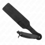 KINK PLUG ANAL TALLA L 10 X 4 CM CON COLA SINTaTICA 40 CM NEGRO