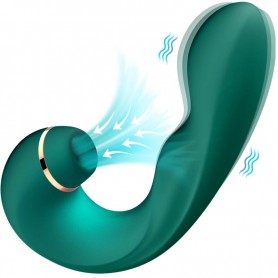 ARMONY VIBRADOR SUCCIONADOR FLEXIBLE VERDE