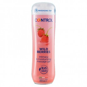 CONTROL GEL DE MASAJE 3 EN 1 WILD BERRIES 200 ML