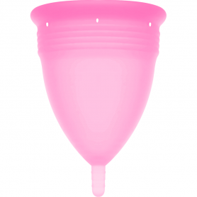 STERCUP COPA MENSTRUAL FDA SILICONA ROSA TALLA S