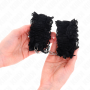 KINK MUNEQUERAS ELaSTICAS DE ENCAJE NEGRO