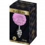 ALIVE ANAL PLEASURE PLUG ESPIRAL METAL POMPON VIOLETA TALLA M