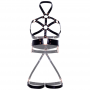 LEG AVENUE ARNES BODY CUERO VEGANO AGARRE NEGRO S