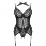 LIVCO CORSETTI FASHION GIELLANDRA FOR THE SENSES COLLECTION CORSET PANTY NEGRO